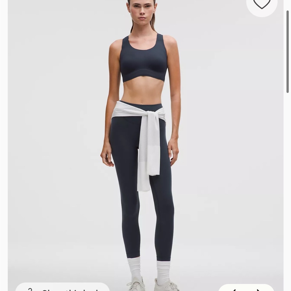 Lululemon Wunder Under SmoothCover High-Rise Tight 25" in Slate Blue